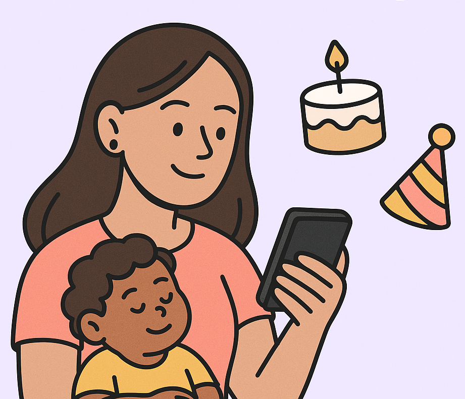 Parent planning birthday